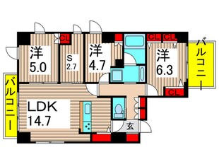 プレミア亀有の物件間取画像